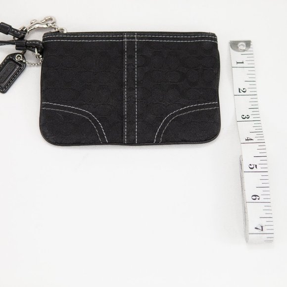 COACH Black C Monogram Wristlet - Picture 10 of 10